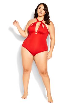 Cancun Underwire 1 Piece - grenadine