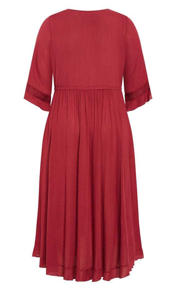 Cadence Dress - shiraz, RED, alternate image number 5