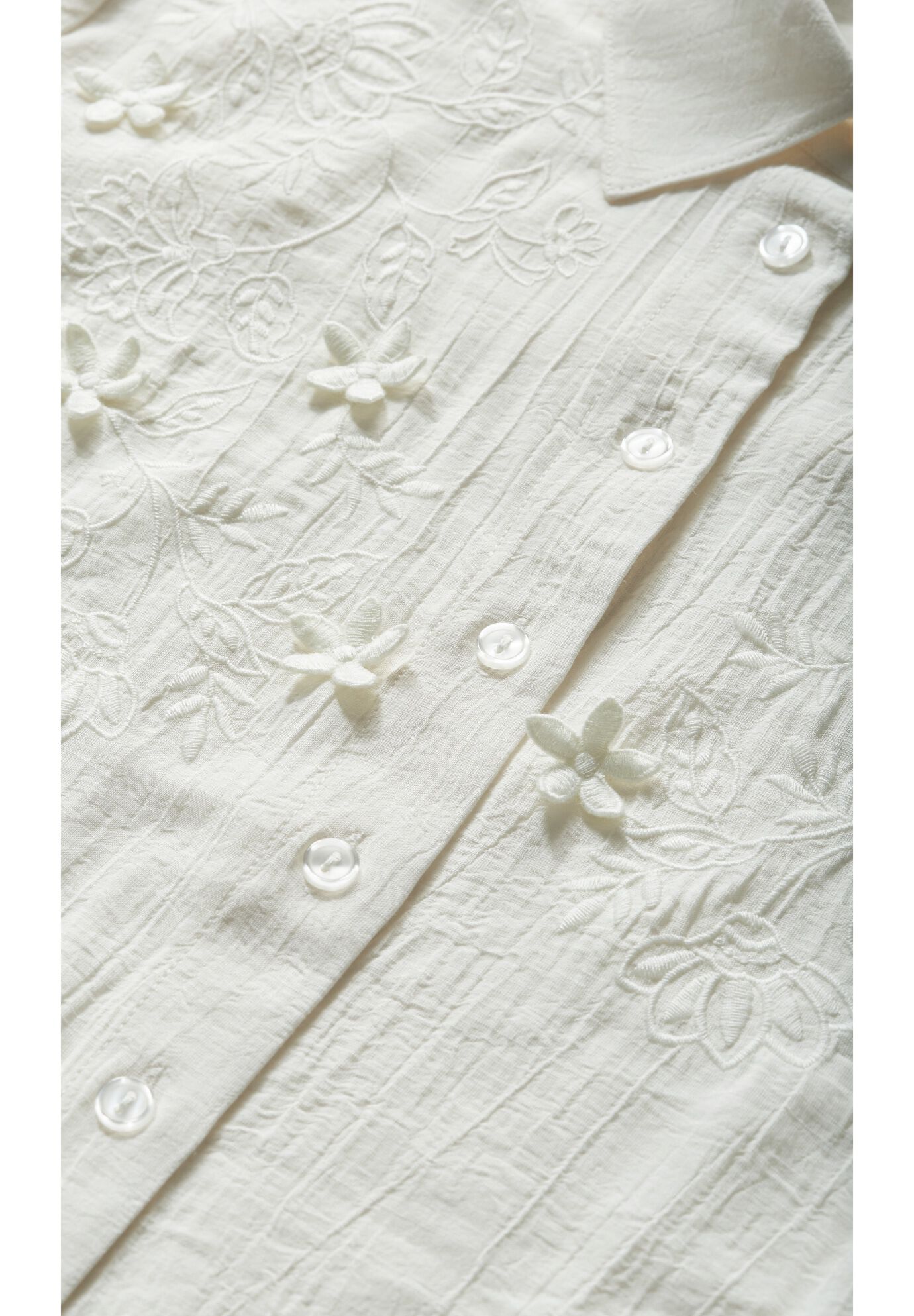 Forget Me Not Shirt, CREAM, alternate image number 6