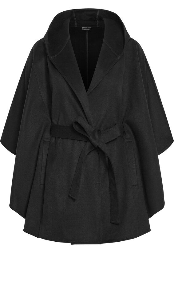 Eve Coat - black, BLACK, alternate image number null