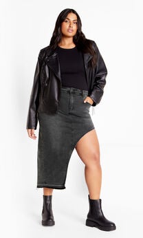Remi Skirt - black wash
