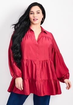 Amari Tiered Tunic Shirt