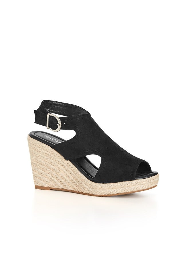 WIDE FIT Mystic Wedge - black, BLACK, hi-res image number null