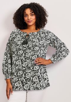 Ombre Print Top