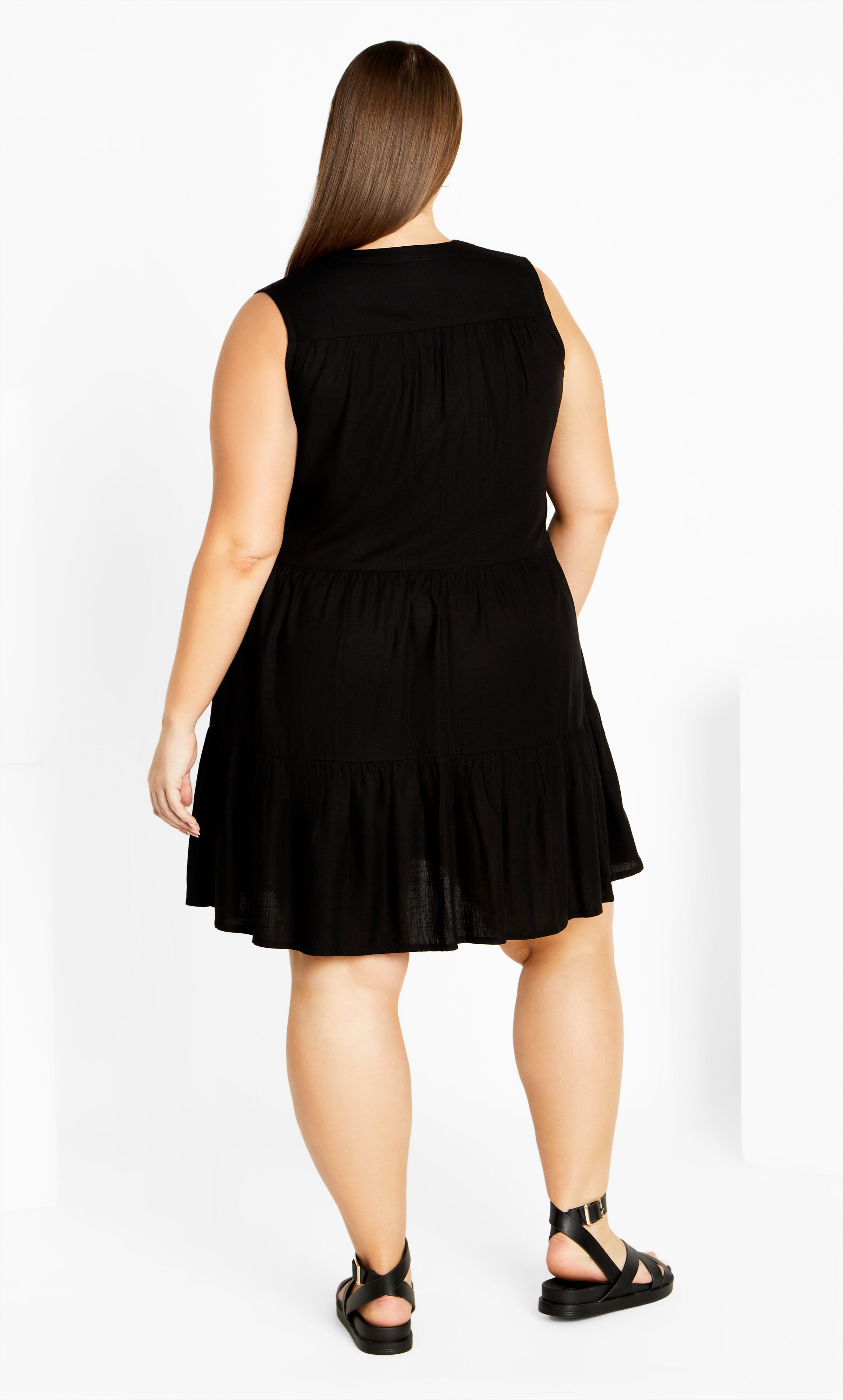 Saddie Dress - black, BLACK, alternate image number 2