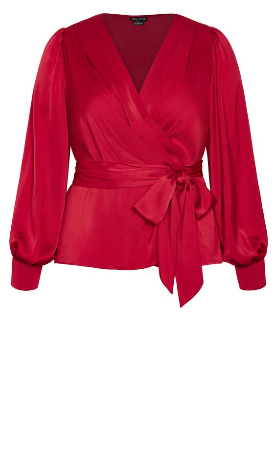 Opulent Top - cherry, RED, alternate image number null