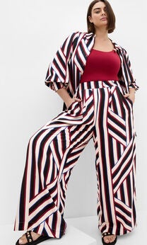 Haylee Timeless Stripe Wide Leg Pant