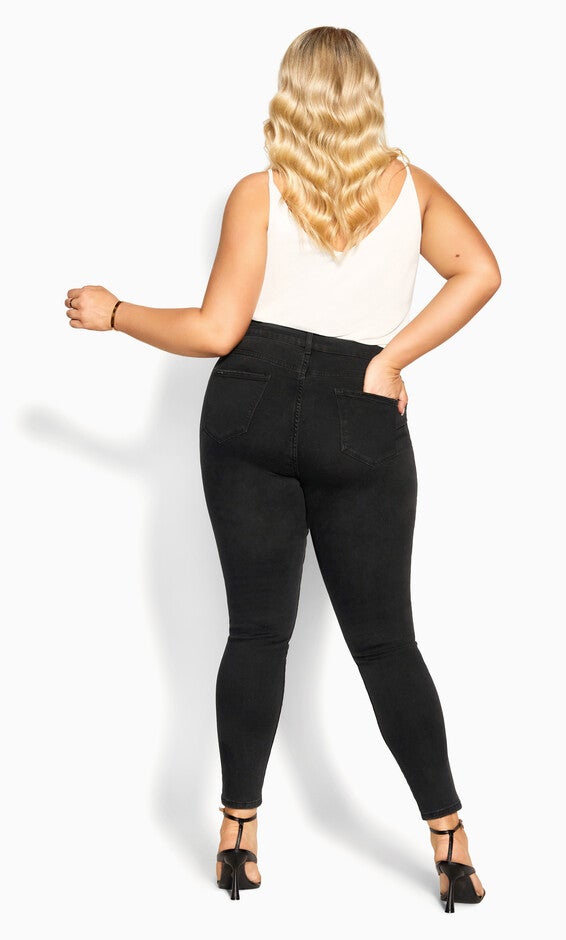 Harley Chill Out Jean - black, BLACK, alternate image number null