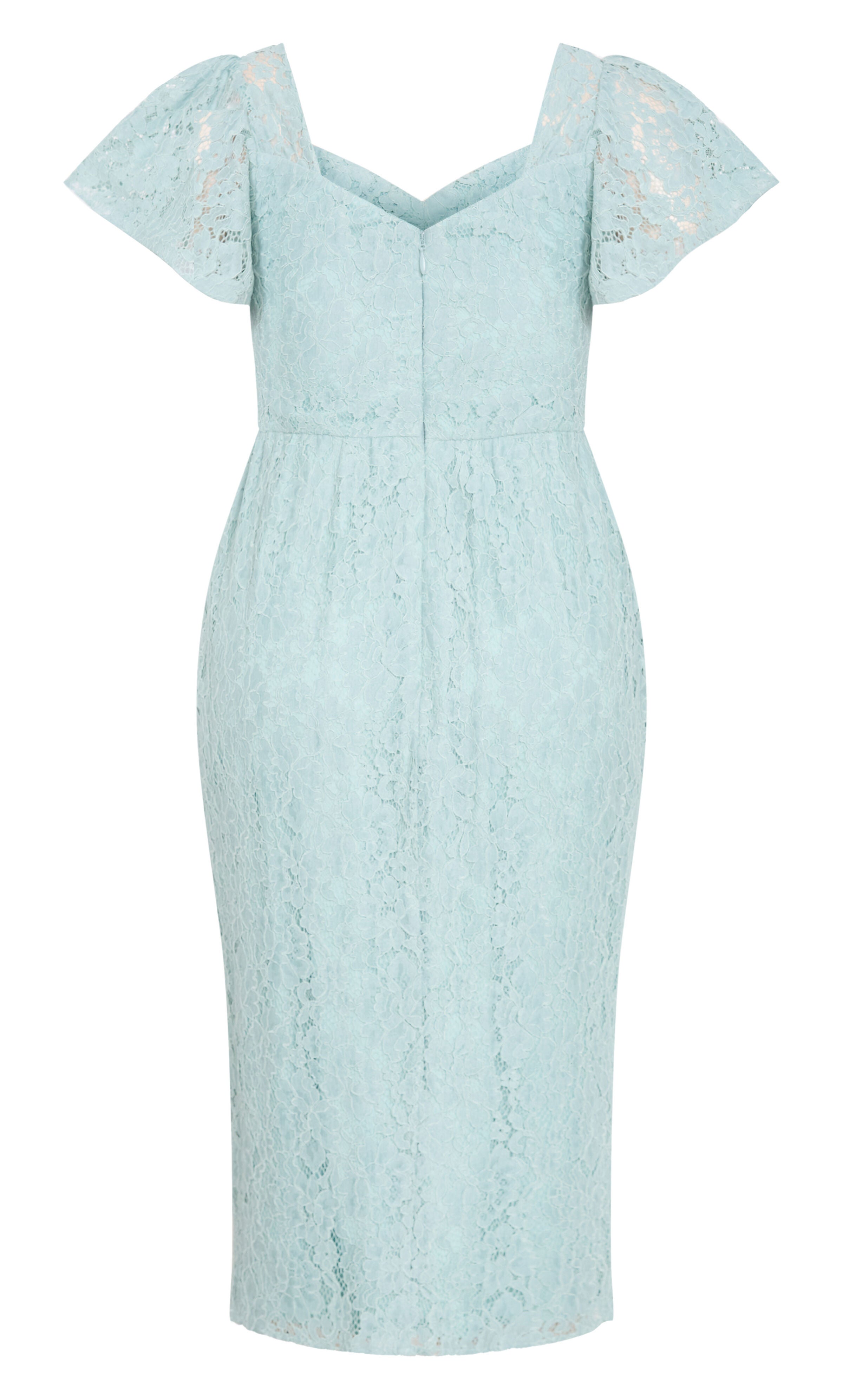 Maisie Lace Midi Dress - mint green, BLUE, alternate image number 5