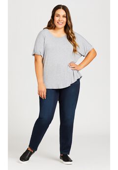 Hi Rise Straight Jegging