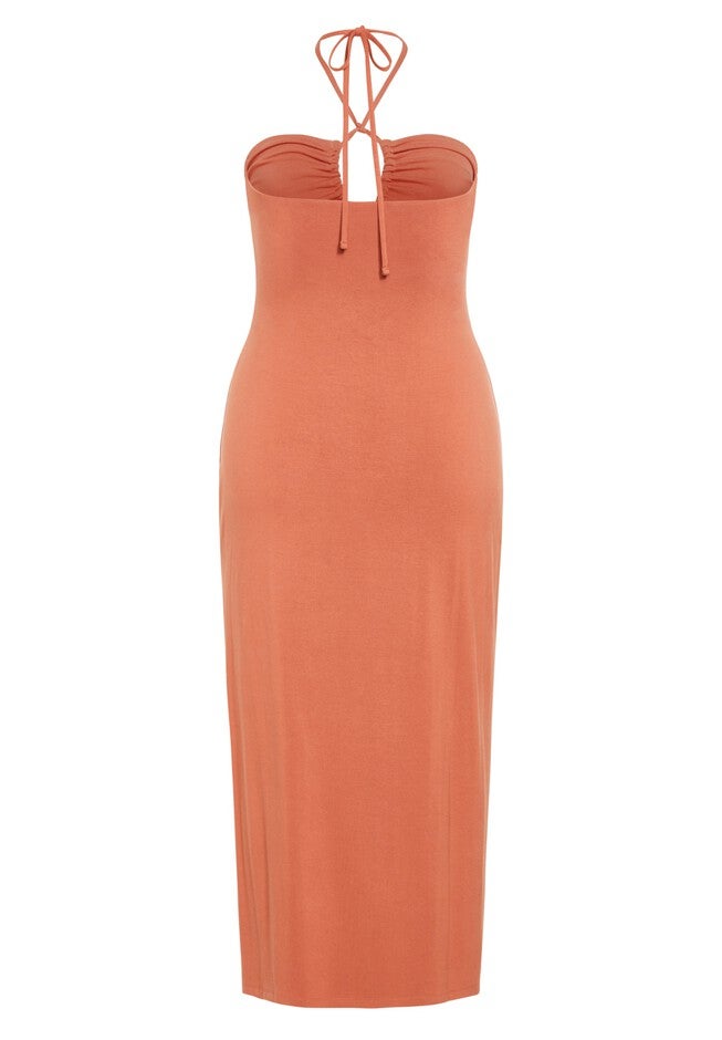 Miley Maxi Dress - tan, BROWN, alternate image number 4