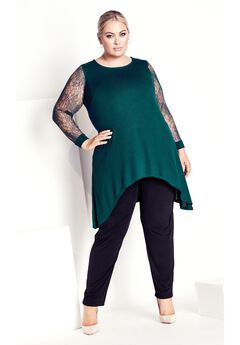 Lacey Sleeve Tunic