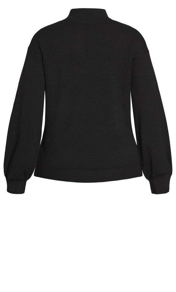 Evelyn Sweater - black, BLACK, alternate image number null