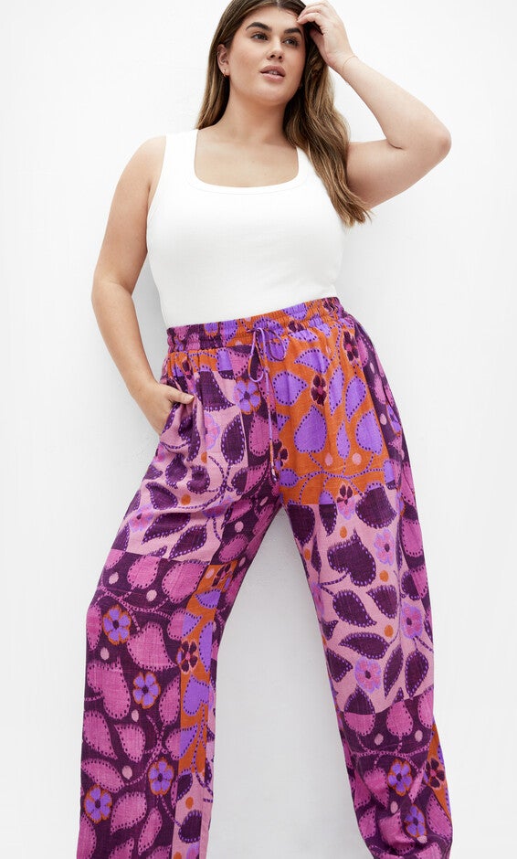 Pippa Pant - amethyst, PURPLE, alternate image number 2
