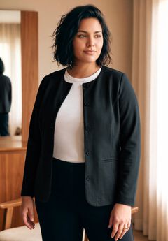 Ponte Button Blazer