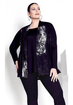 Hacci Print Duet Top