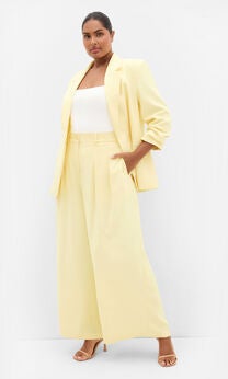 Abbie Fully Lined Wide Leg Pant