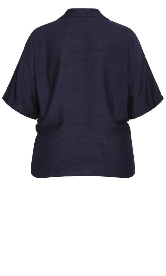 Rosie Shirt - navy, BLUE, alternate image number 4