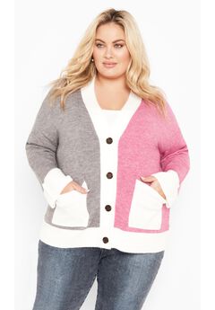 Zola Colour Block Cardigan