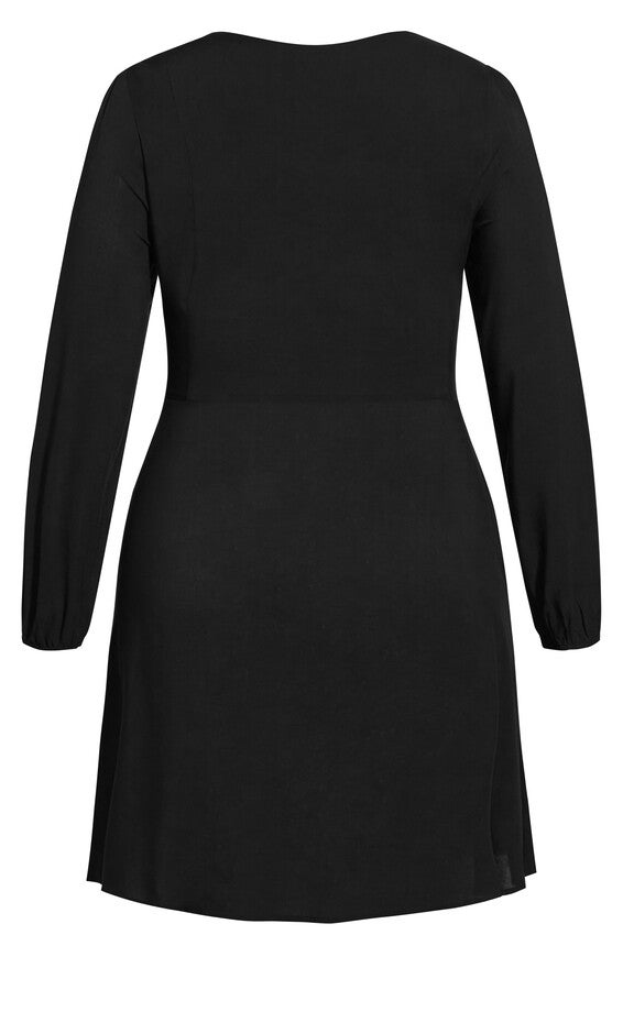 Relax Me Dress - black, BLACK, alternate image number null