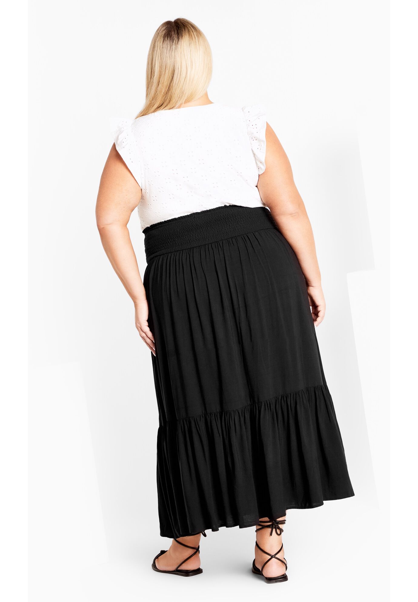 Isla Skirt, BLACK, on-hover image number 1