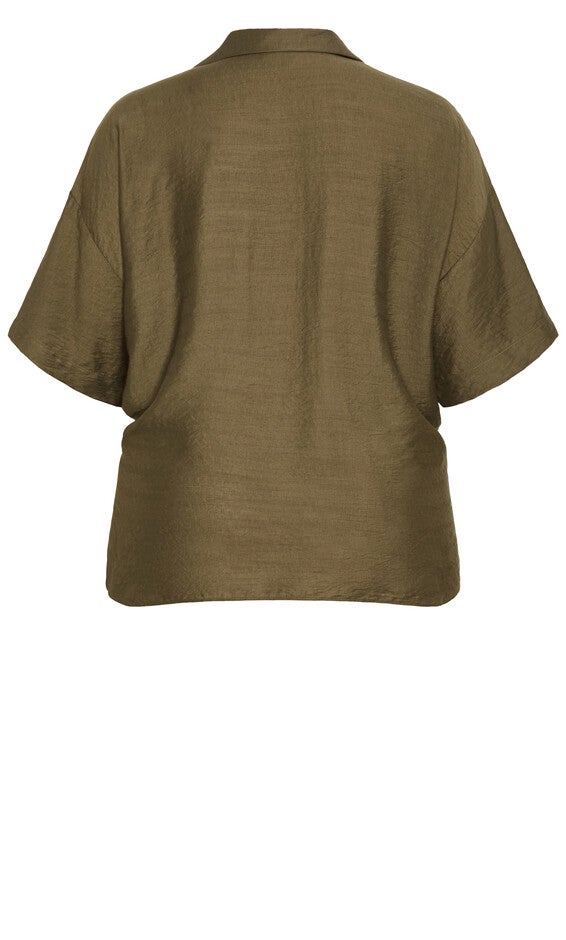 Rosie Shirt - khaki, GREEN, alternate image number 4