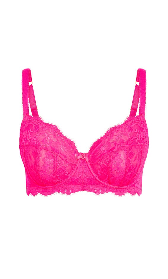 Lara Underwire Bra - hot pink, PINK, alternate image number null