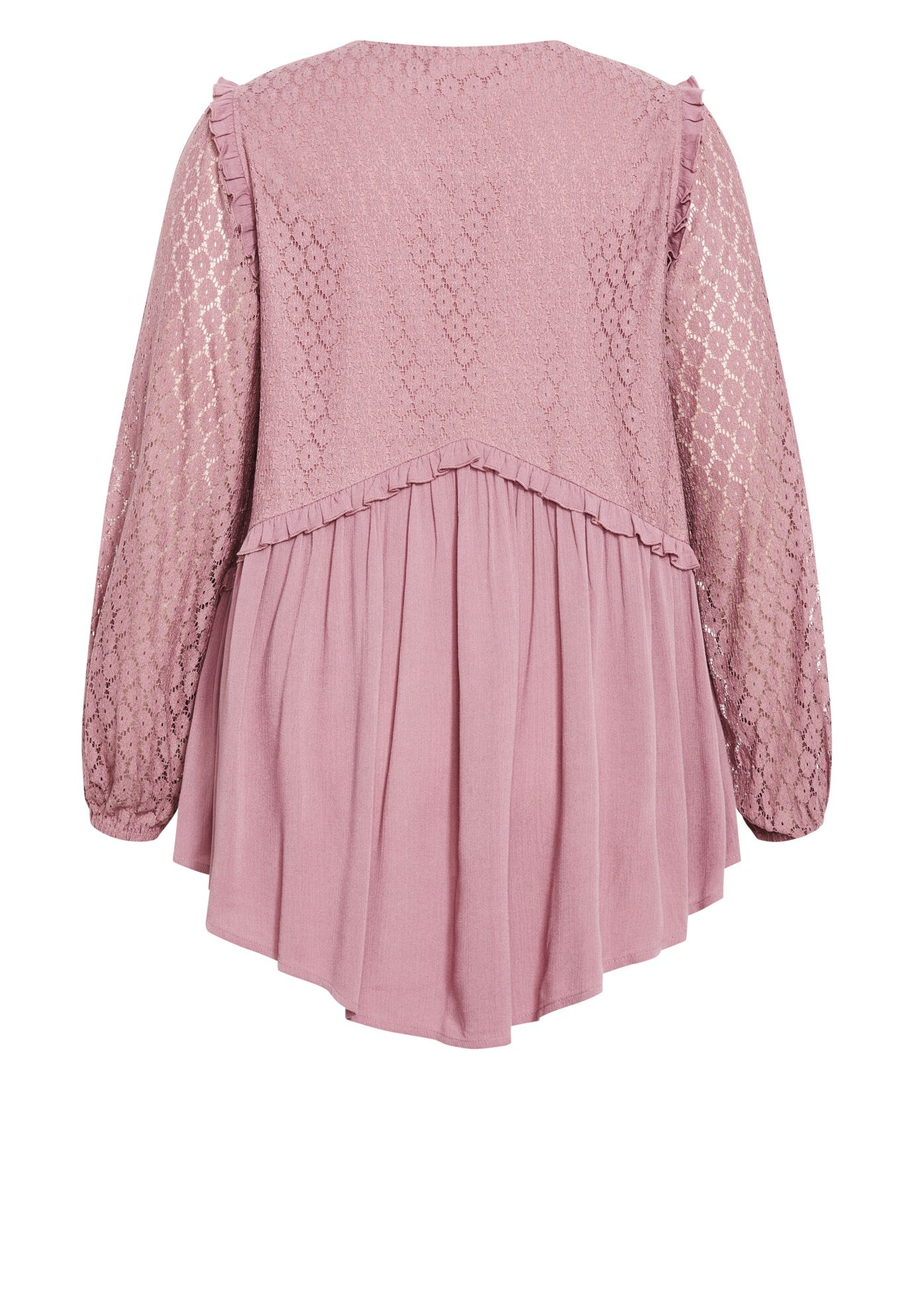 Hazel Lace Tunic, DUSTY LILAC, alternate image number 6
