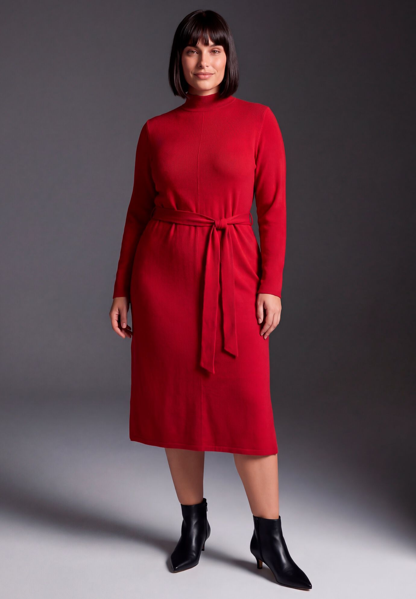 Ray Of Light Dress, VIBRANT RED, on-hover image number 1