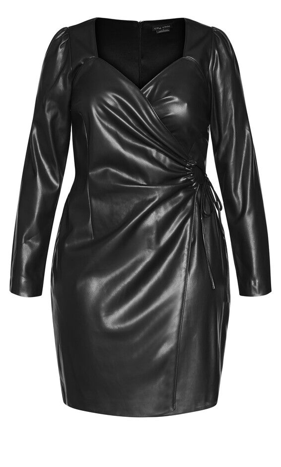 Cindy Dress - black, BLACK, alternate image number null