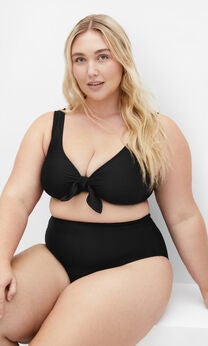 Valencia Underwire Bikini Top - black