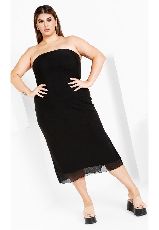 Indie Dress - black, BLACK, on-hover image number null