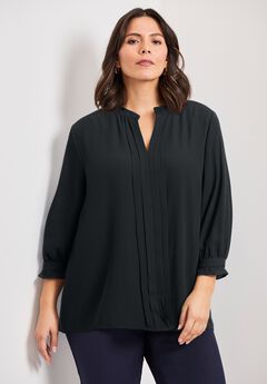 Pintuck Popover Top
