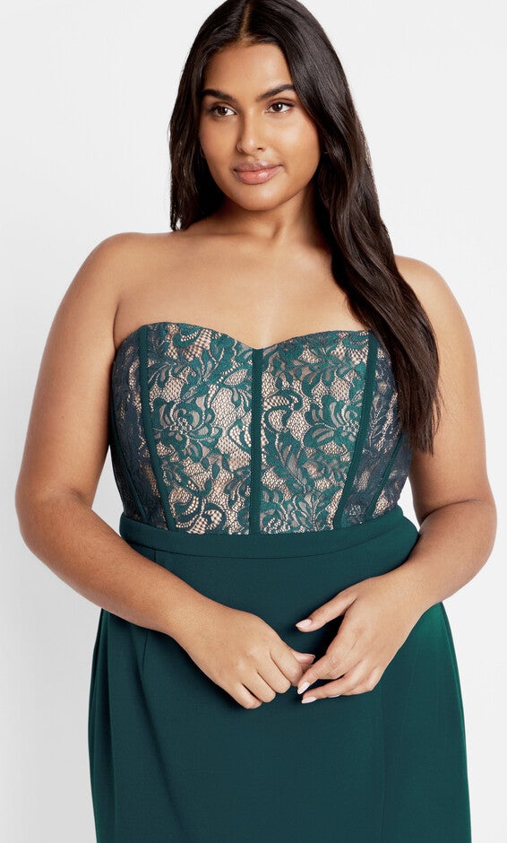 Perfect Date Dress - emerald, EMERALD, alternate image number 2