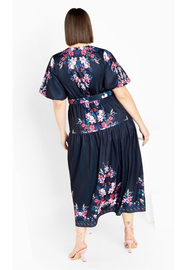Zuri Dress - navy, NAVY LOTTE BORDER, on-hover image number null