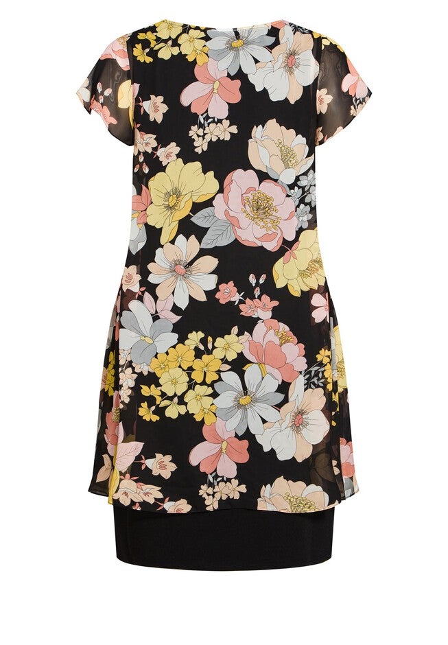 Emilia Overlay Dress, GARDEN PARTY, alternate image number null