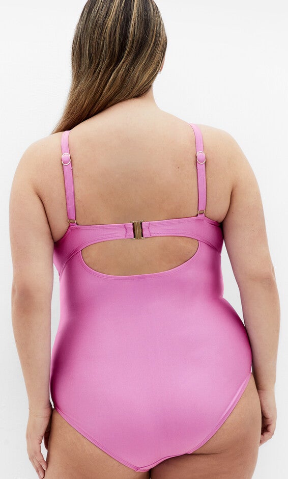 Cancun Underwire Shine 1 Piece - orchid, PURPLE, alternate image number 2