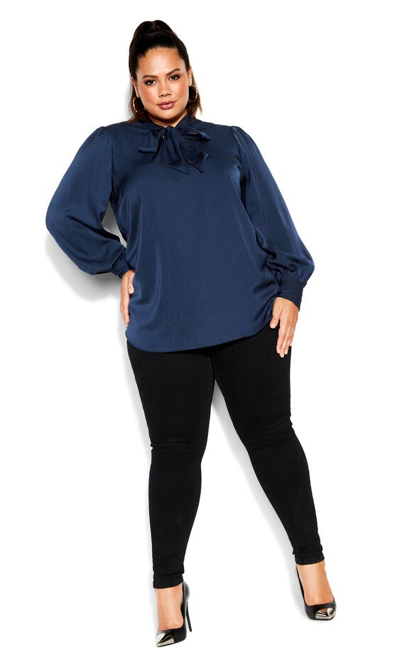 In Awe Top - navy, BLUE, alternate image number null