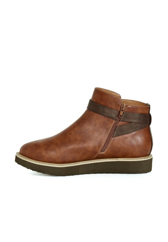 WIDE FIT Valentina Ankle Boot, BROWN, alternate image number null