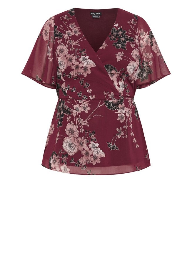 Blossom Love Top - ruby, RUBY, alternate image number null