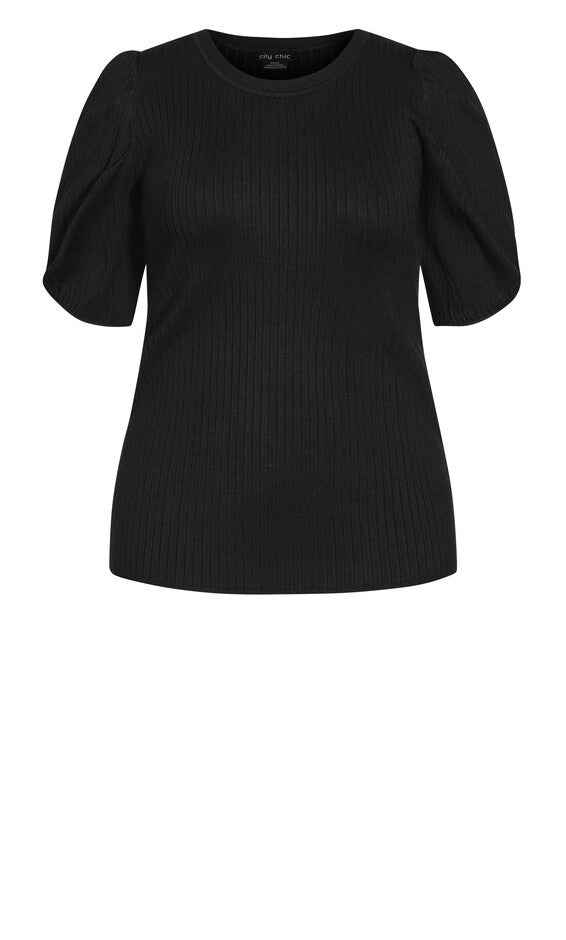 Sweet Rib Top - black, BLACK, alternate image number 4
