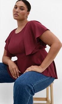 Romantic Mood Peplum Top
