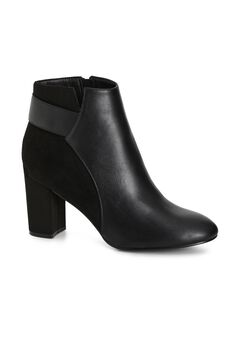 WIDE FIT Jax Ankle Boot - black
