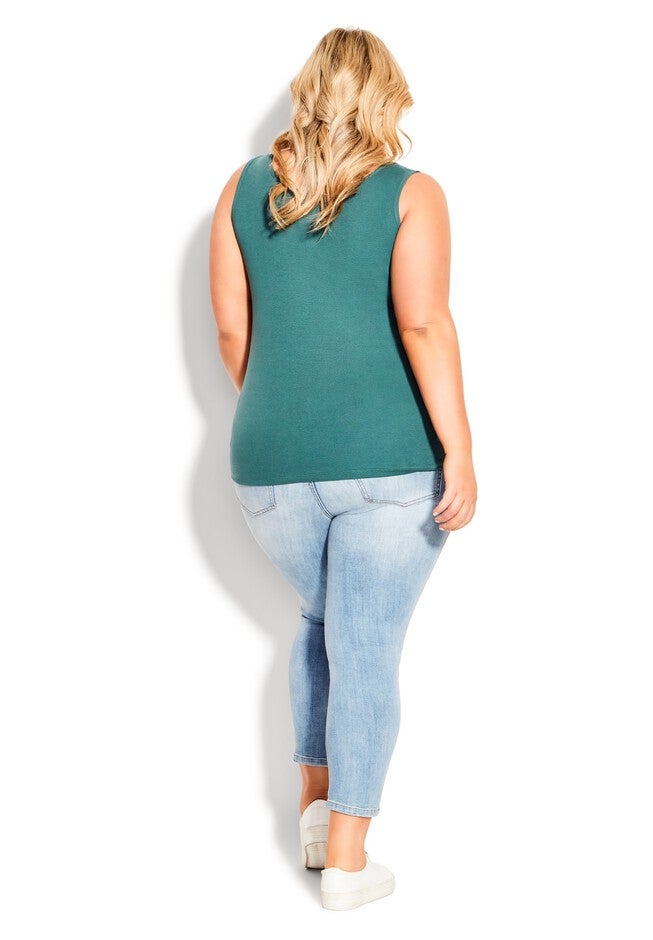 Plain Tank, TEAL, on-hover image number null