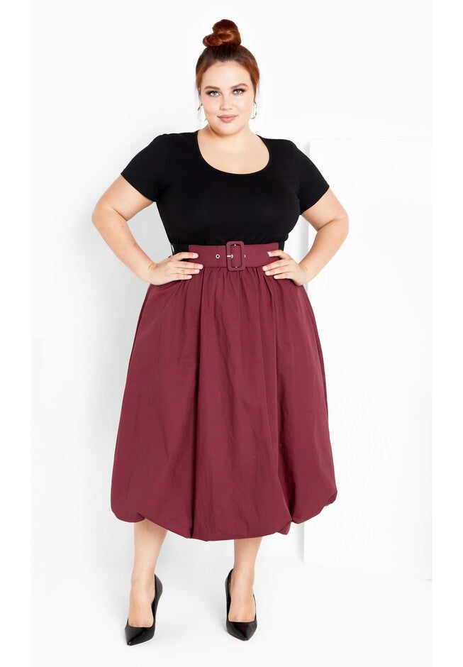 Paris Days Dress - oxblood, RED, on-hover image number null