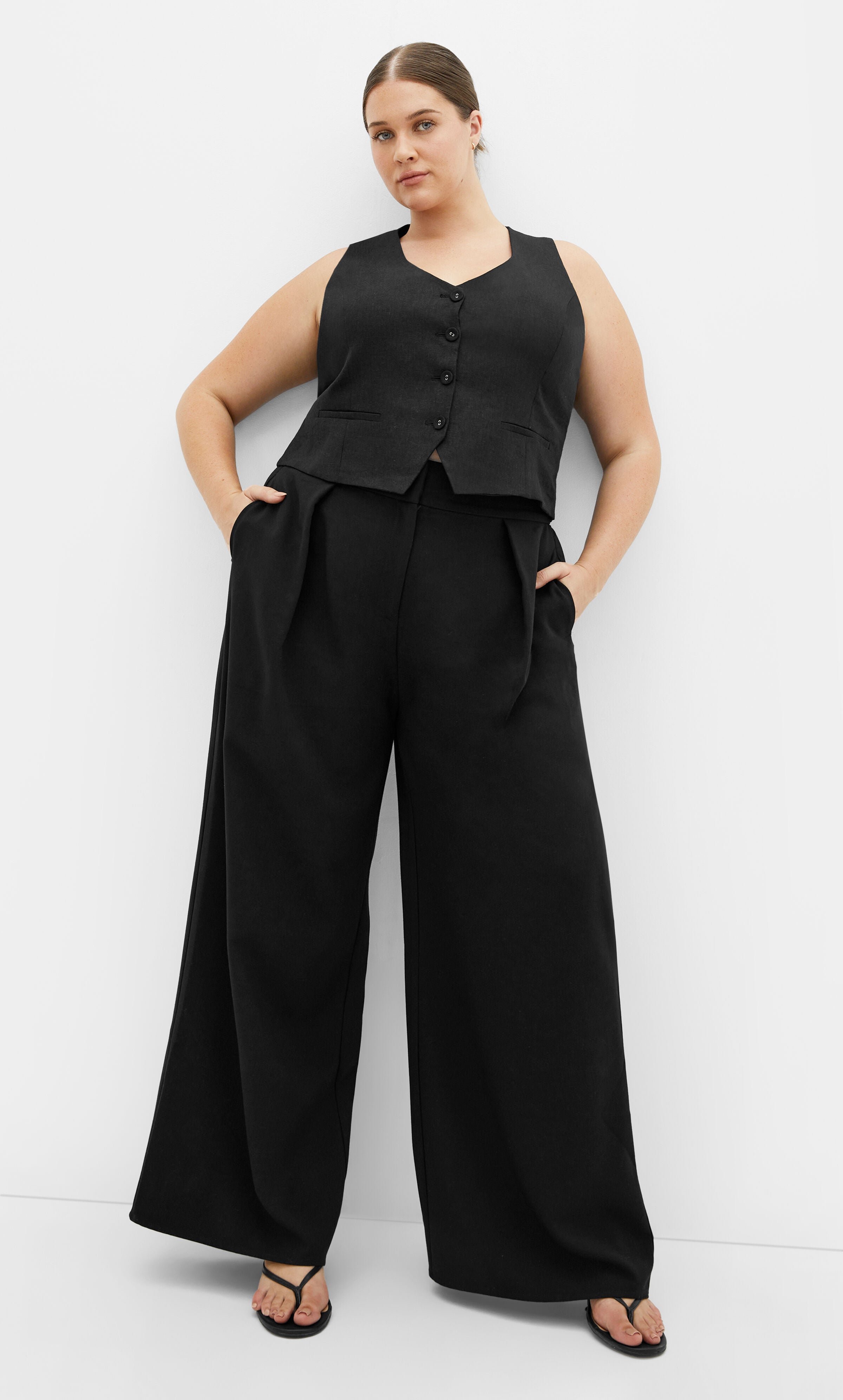 Dee Pant - black, BLACK, hi-res image number 0