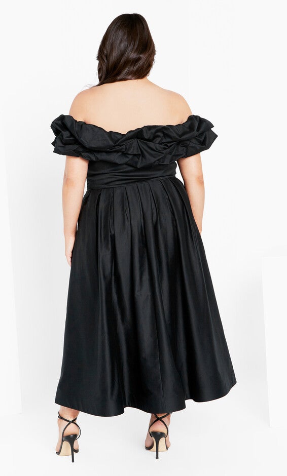 Mayah Dress - black, BLACK, alternate image number null