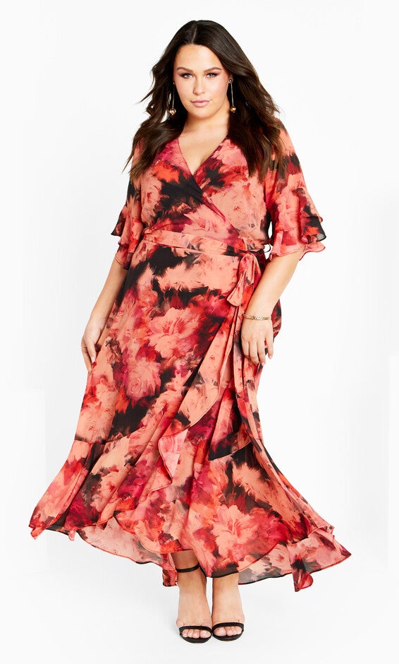 Mischa Floral Maxi Dress - floral l'amour, FLORAL, alternate image number null