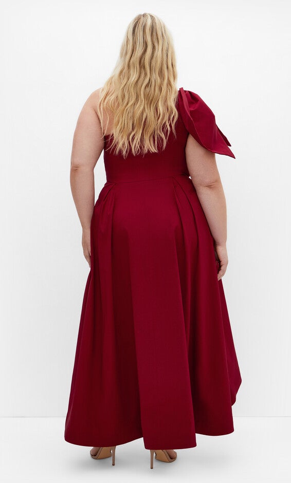 Crawford Maxi Dress - true red, RED, alternate image number 1