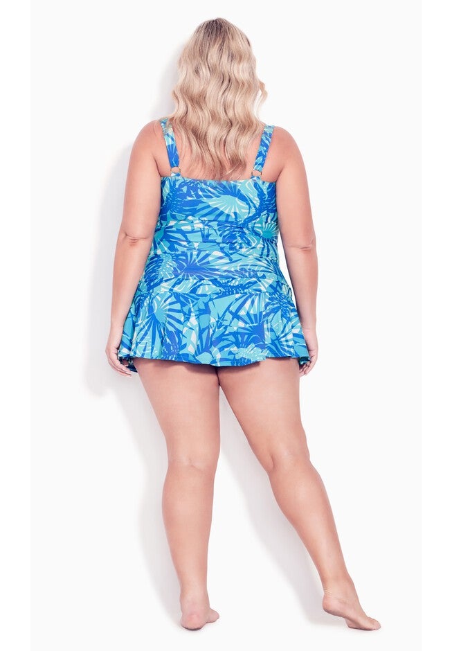 Twist Print Tankini, TENERIFE PALM, on-hover image number null